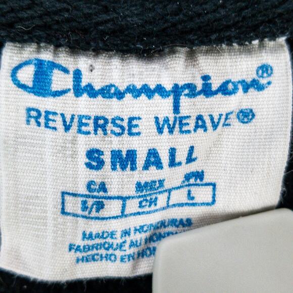 Champion Reverse Weave Hoodie Men’s Small Fresh Donuts Graphic Black Pullover - Picture 3 of 12